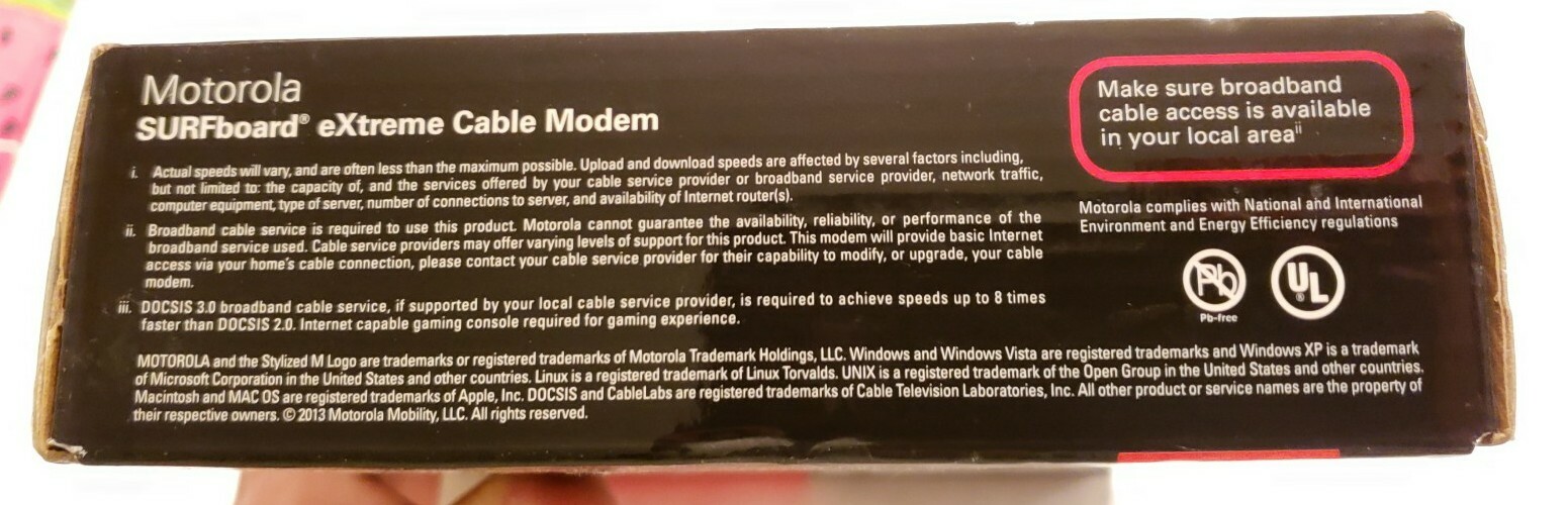 Motorola SURFboard SB6141 (581902-022-00) 343 Mbps. *Stop Renting And Save $*
