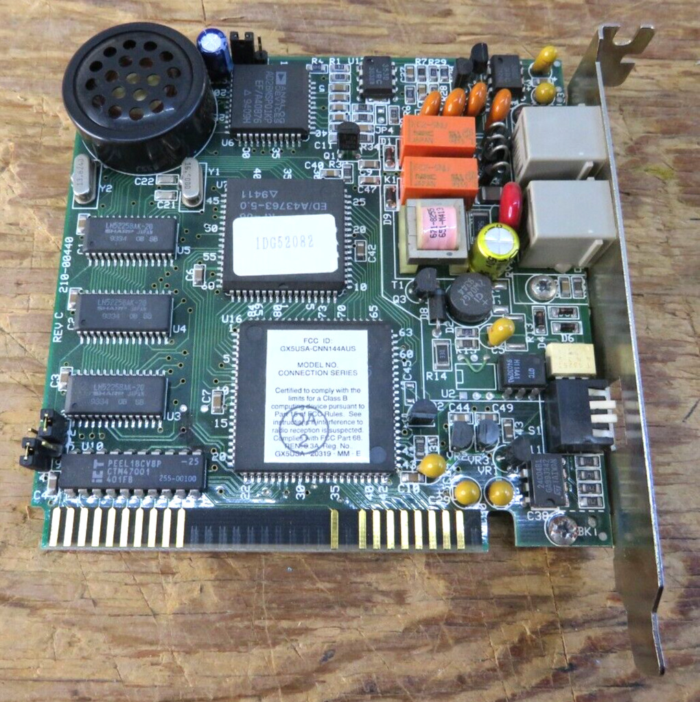 Vintage computer PC Practical Peripherals 2400 Modem w/ Phone Line
