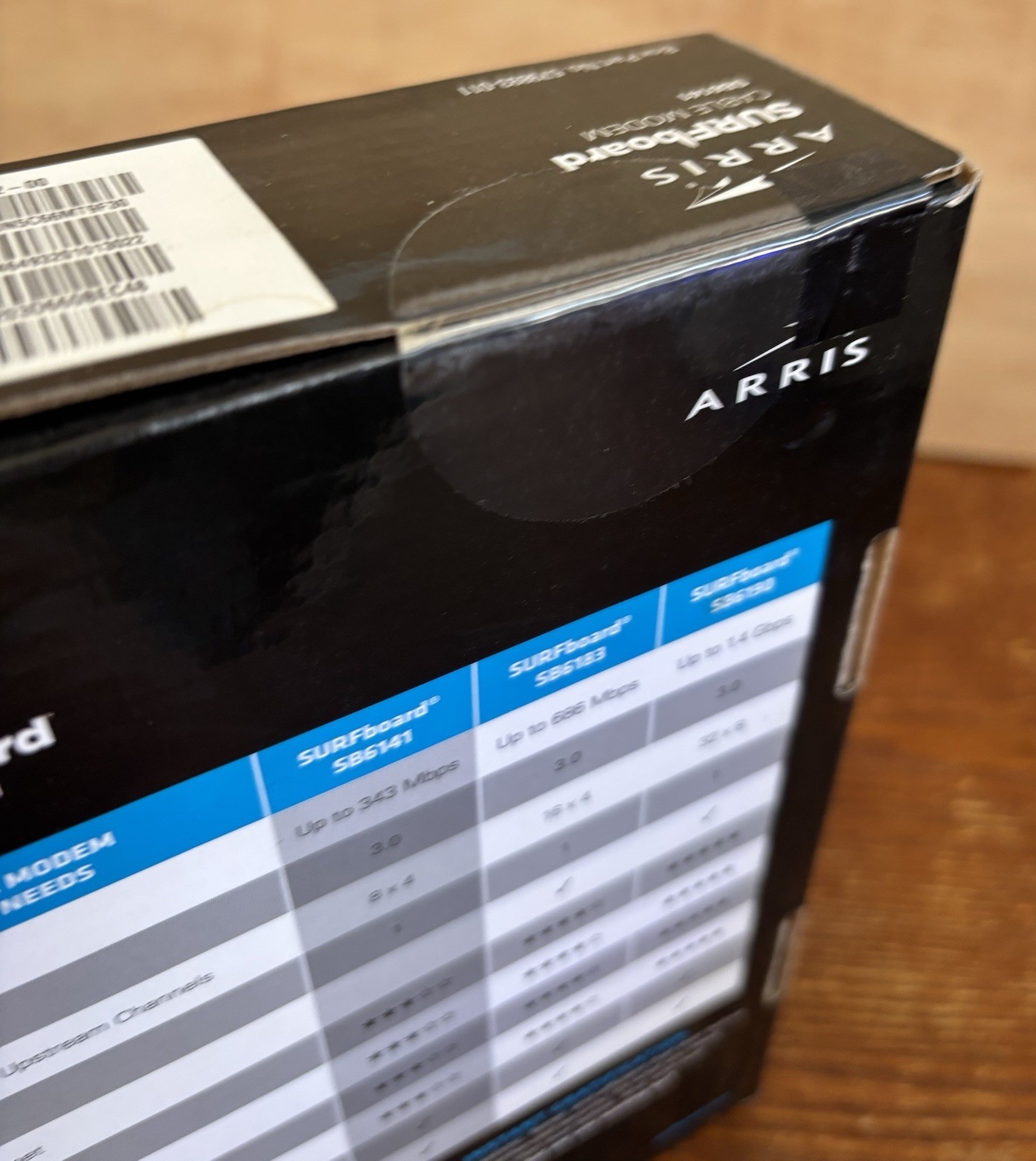NEW SEALED ARRIS SURFboard SB6141 DOCSIS 3.0 Cable Modem