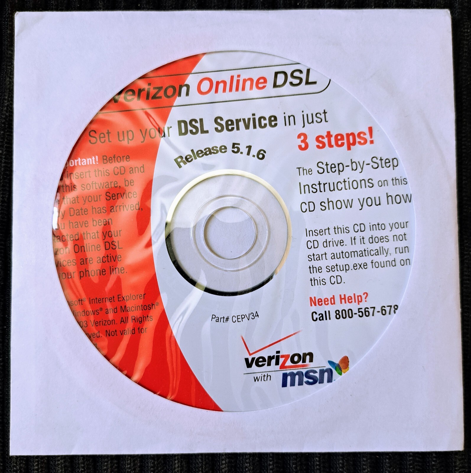 Westell WireSpeed 2100 DSL Modem, Model: 890-210015-04, with Power Supply