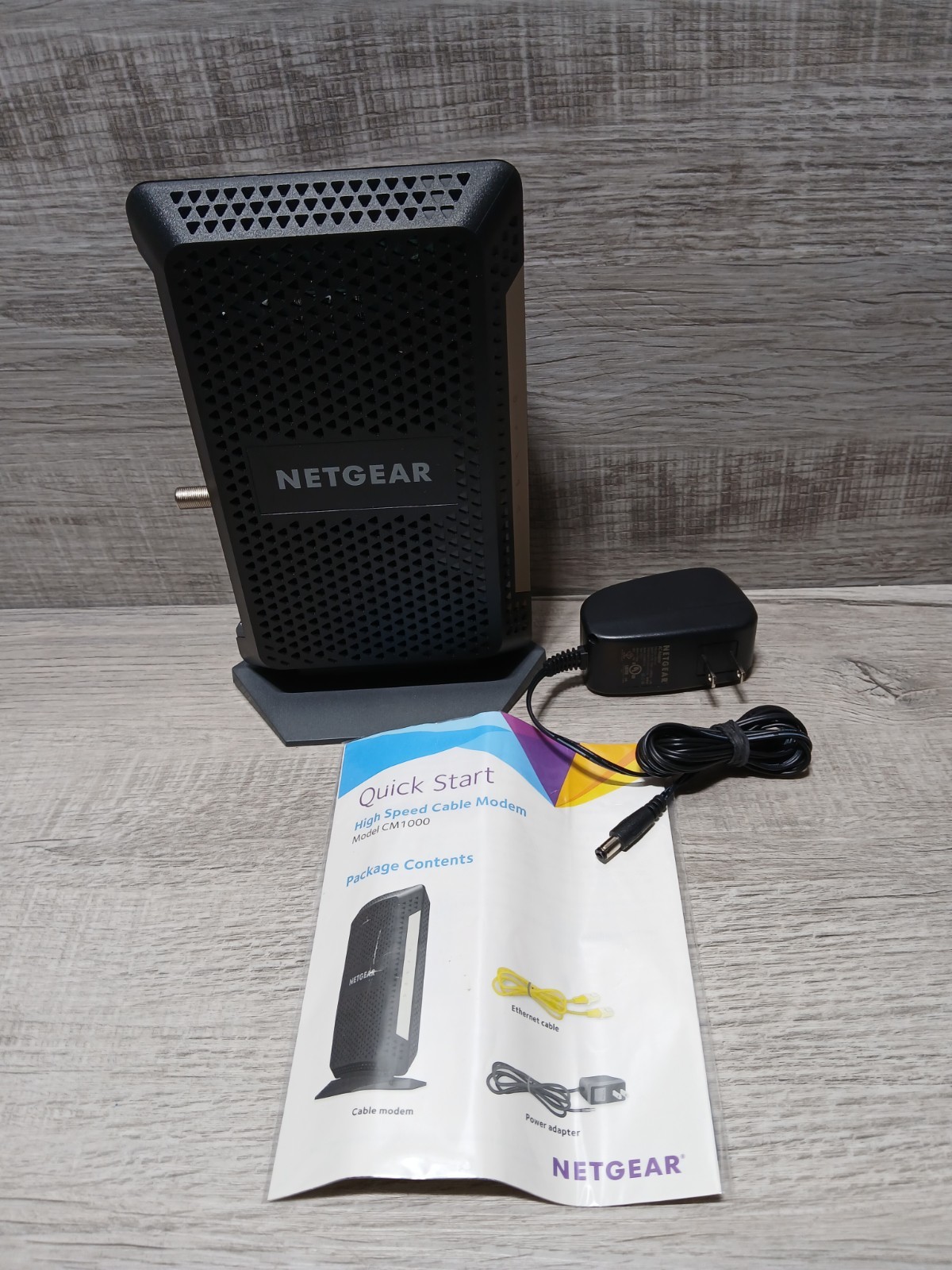 Netgear CM1000 Ultra-High Speed Cable Modem WORKS!!