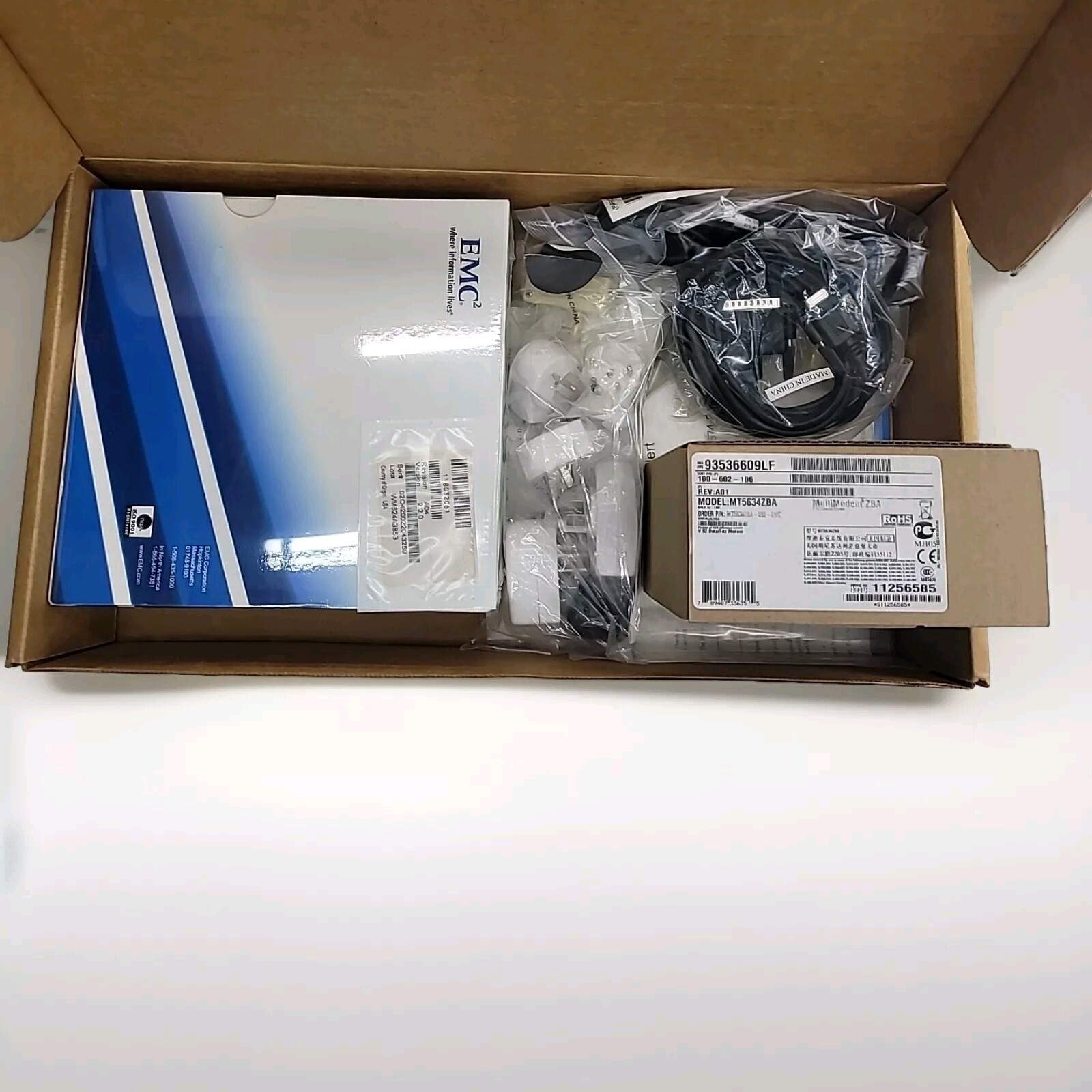 MultiTech MultiModem ZBA MT5634ZBA V.92 External Modem Data/Fax World Modem