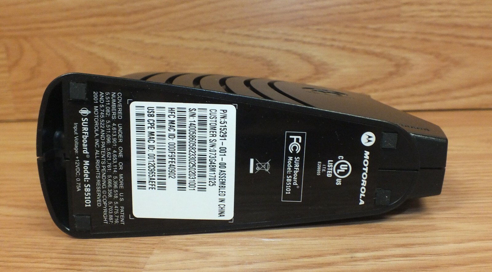 Motorola SURFboard SB5101 38Mbps Downstream 30Mbps Upstream USB & Ethernet Modem