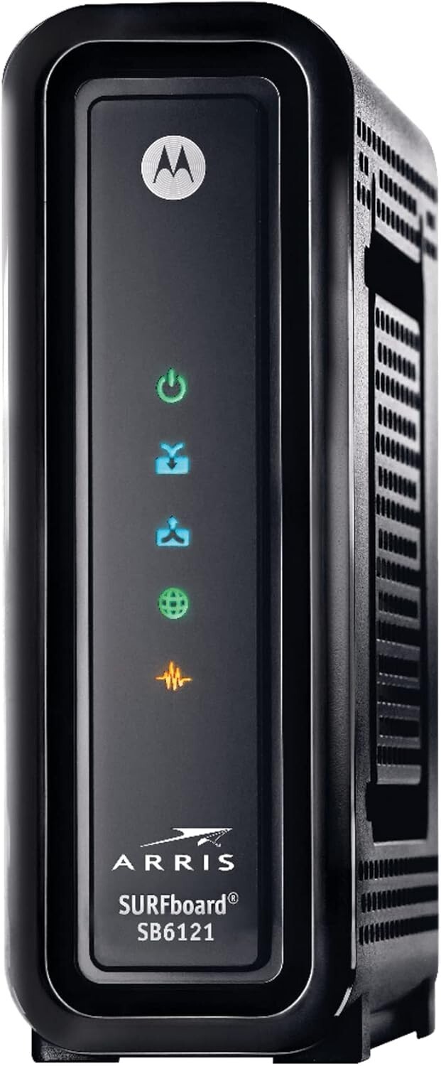 Motorola Arris SURFboard SBG6580 DOCSIS 3.0 Cable Modem Wi-Fi N300 2.4Ghz +5GHz