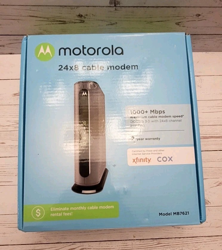 MOTOROLA CABLE MODEM MB7621, Pre-owned