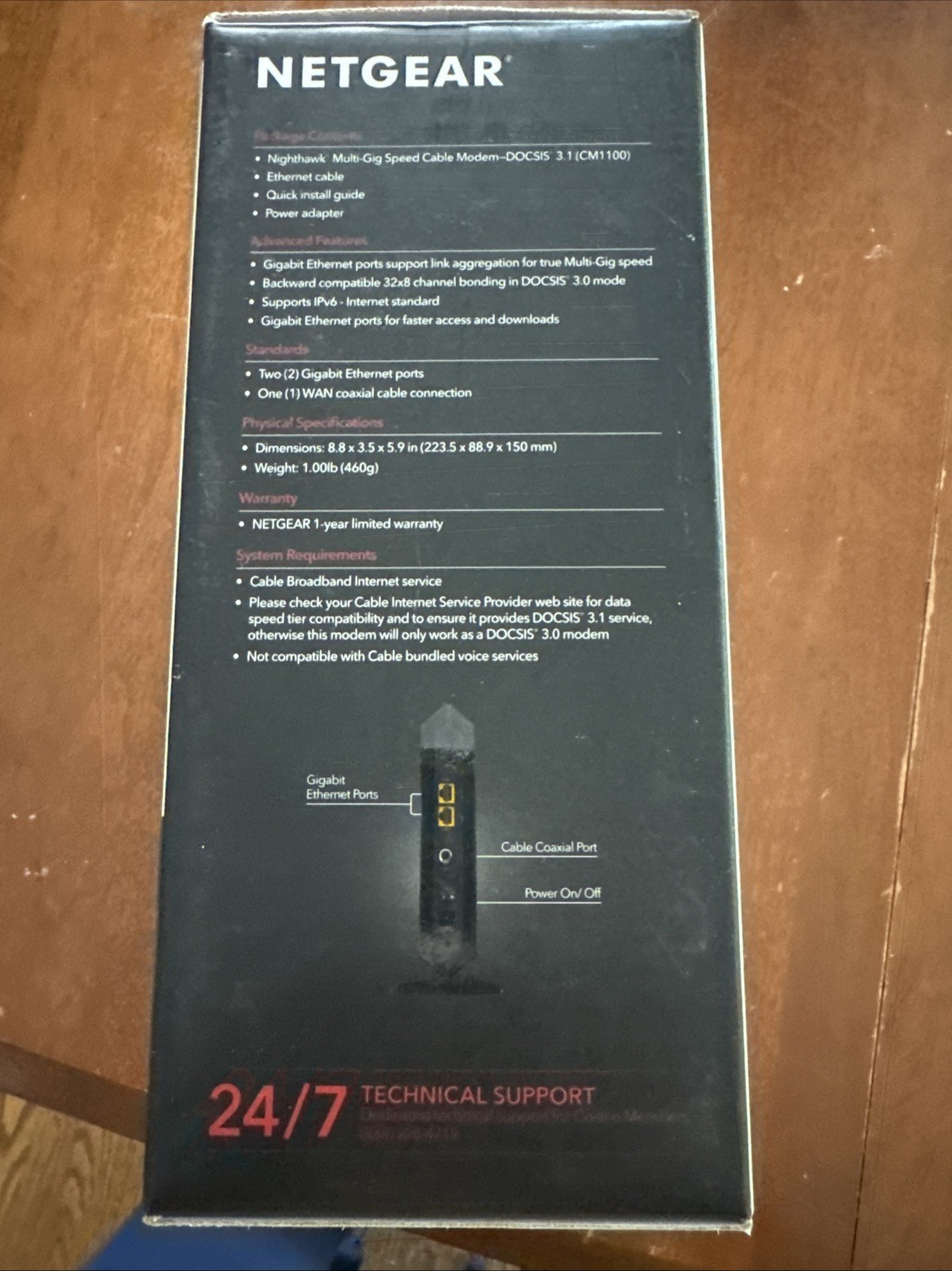 NETGEAR Nighthawk CM1100 Cable Modem