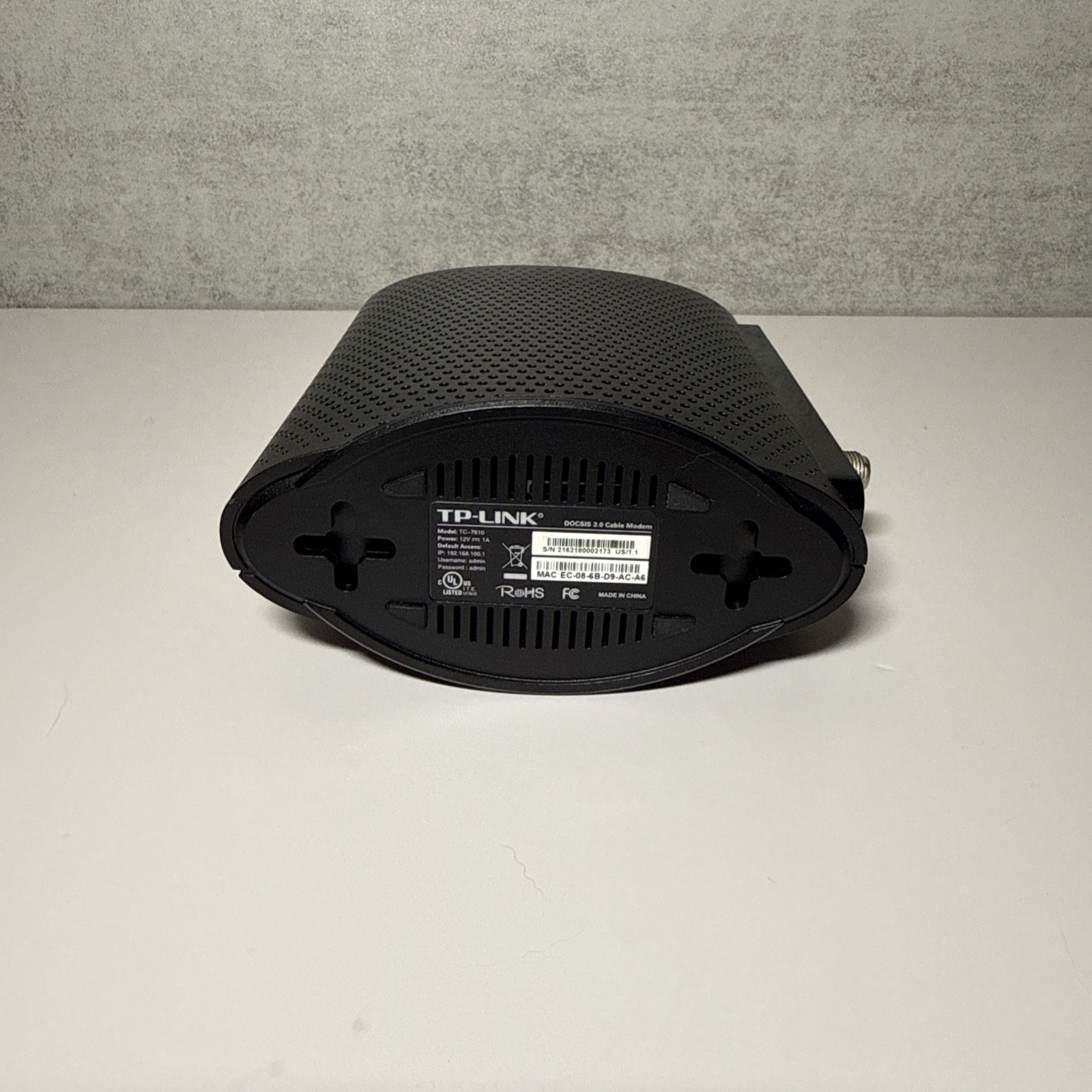 TP-LINK TC-7610 DOCSIS 3.0 Cable Modem