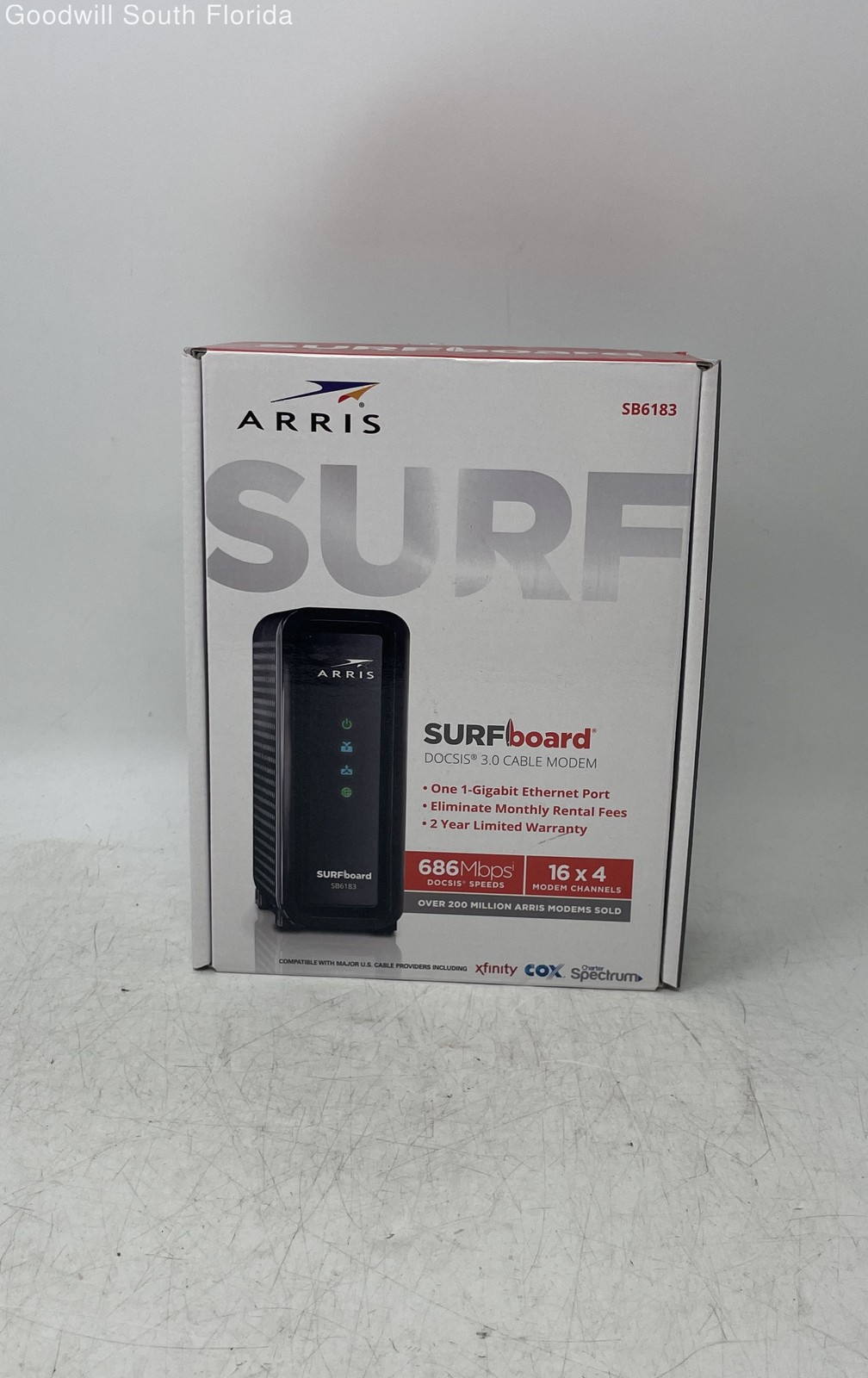 Arris Surfboard SB6183 Black 686 Mbps DOCSIS 3.0 Cable Modem Not Tested