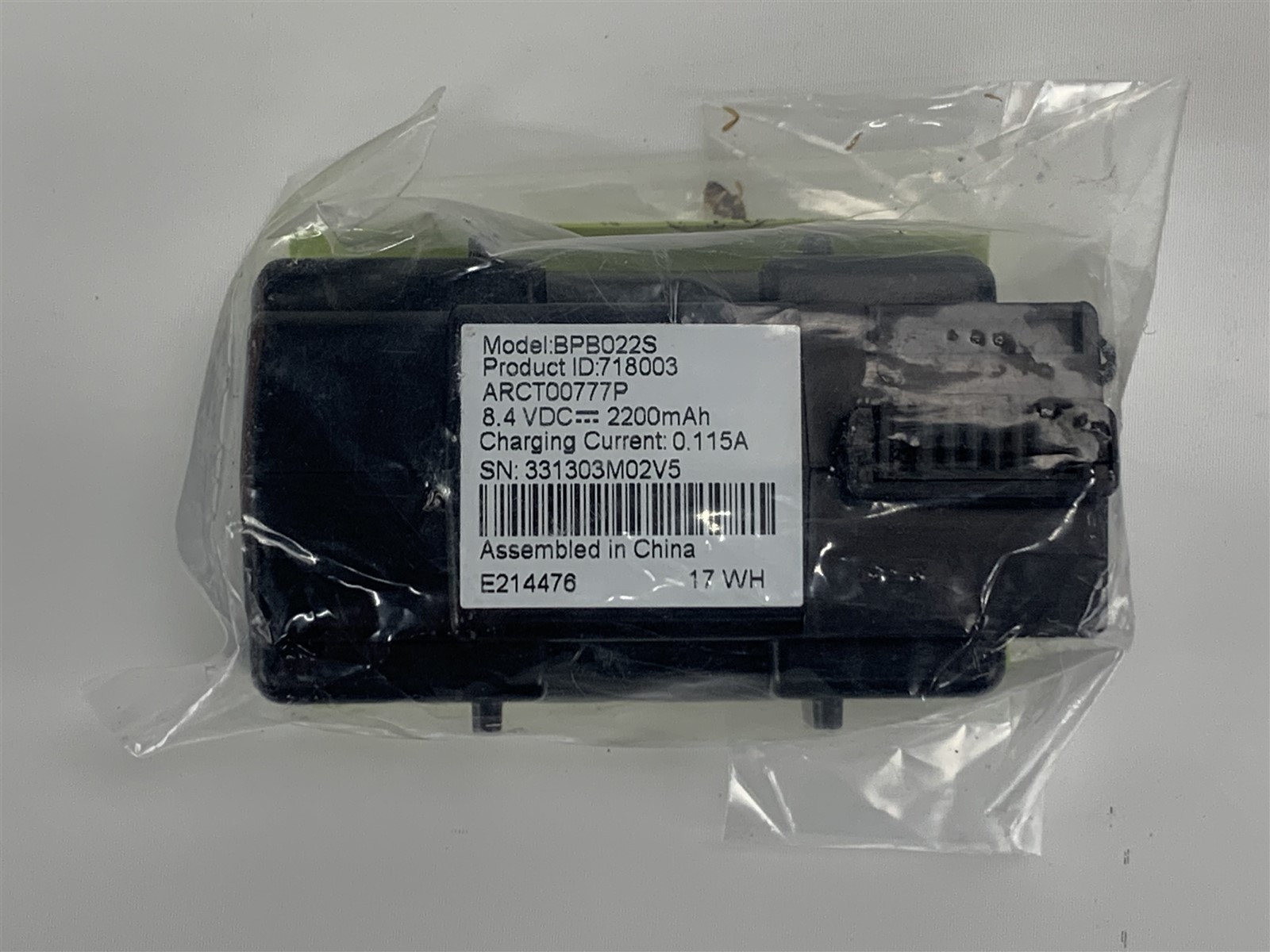 Arris BPB022S ARCT00777P 8.4 VDC 2200mAh Battery