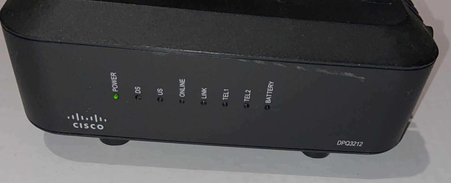 Cisco (DPQ3212) Cable Modem-Docsis 3.0 **TESTED & WORKING**
