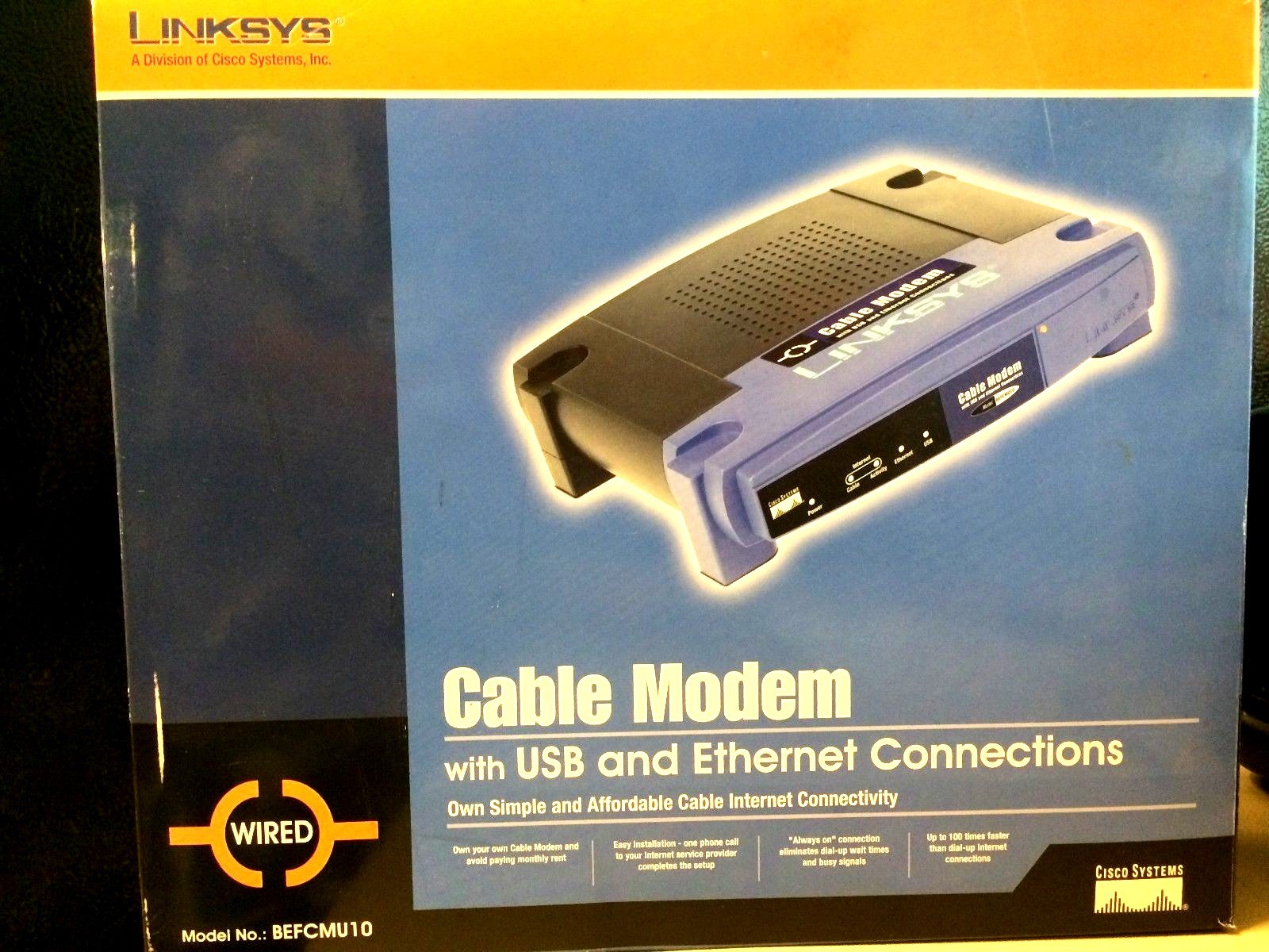 Linksys BEFCMU10 42.88 Mbps