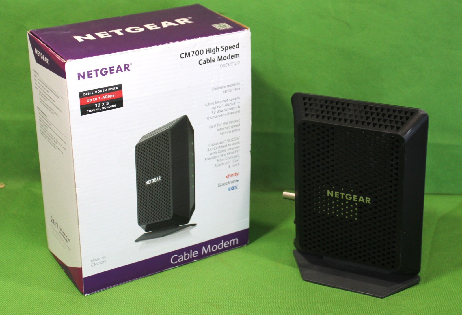 NETGEAR CM700 High Speed Cable Modem in Original Box