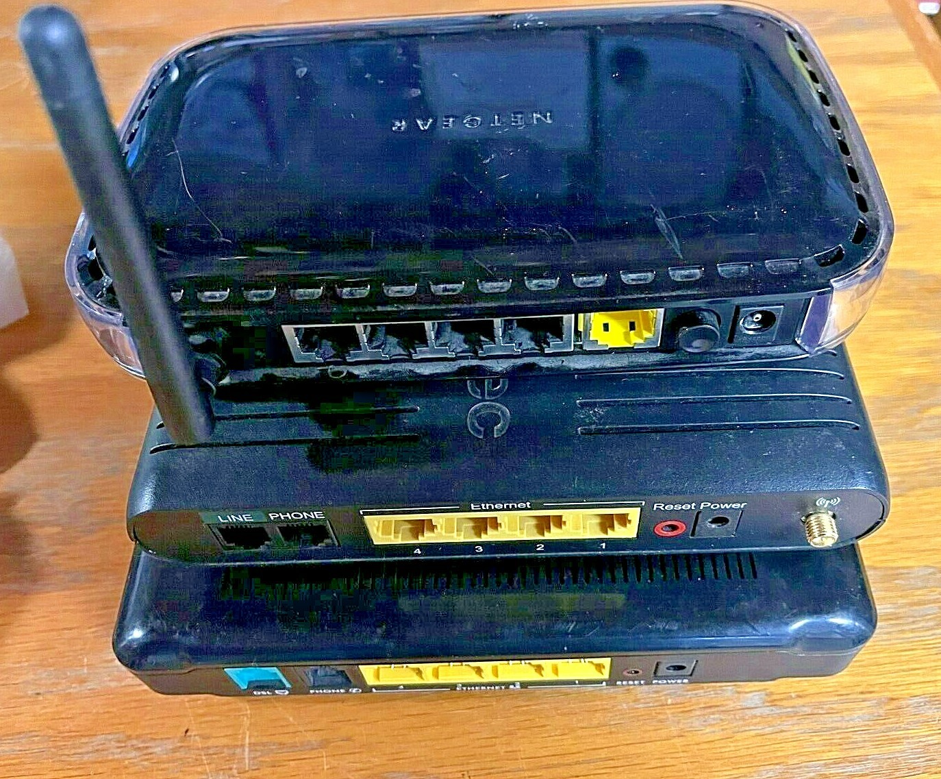 -LOT OF 4- Used Modems, Centrury Link, Net Gear, Quest