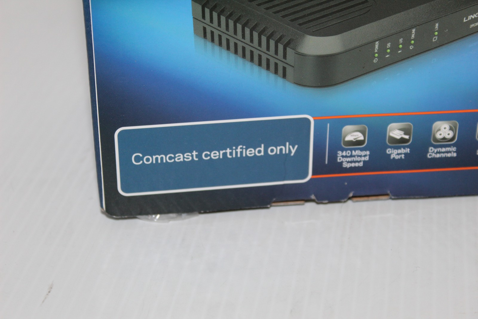 Linksys DPC3008 DOCSIS 3.0 Advanced Cable Modem – Comcast Certified Gigabit