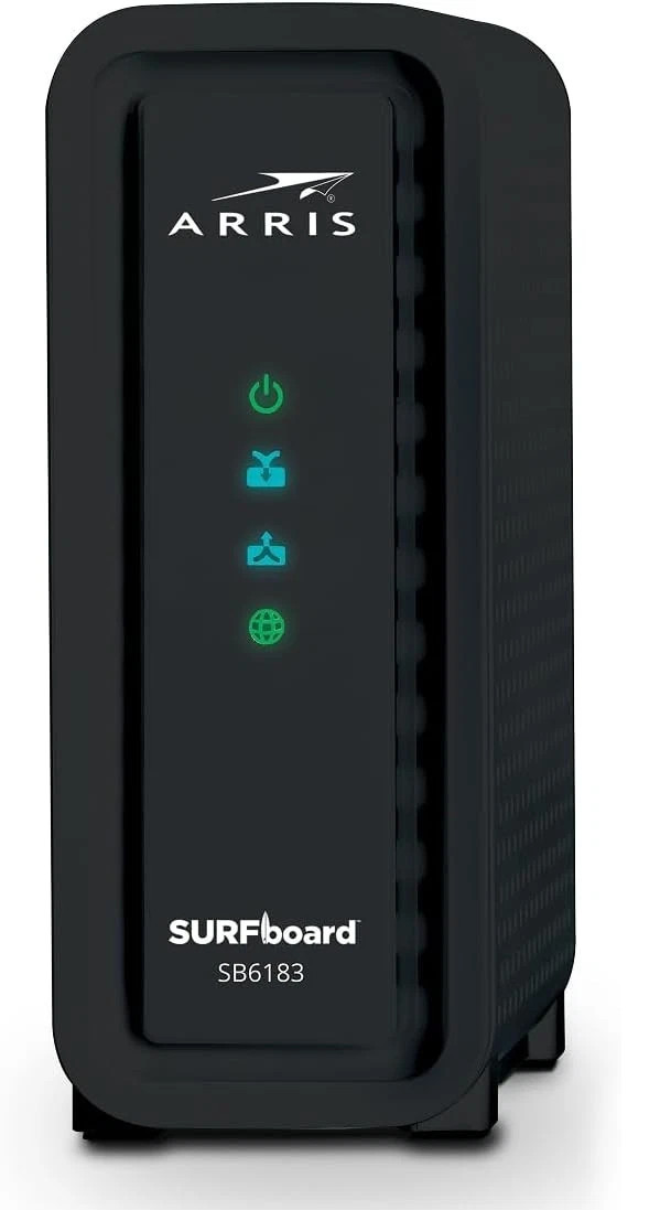 ARRIS SURFboard (16×4) DOCSIS 3.0 Cable Modem SB6183 Black