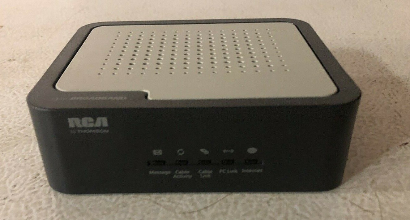 RCA Thomson DCM425 Digital Broadband Cable Modem No Power Cord-Used, Ships Free