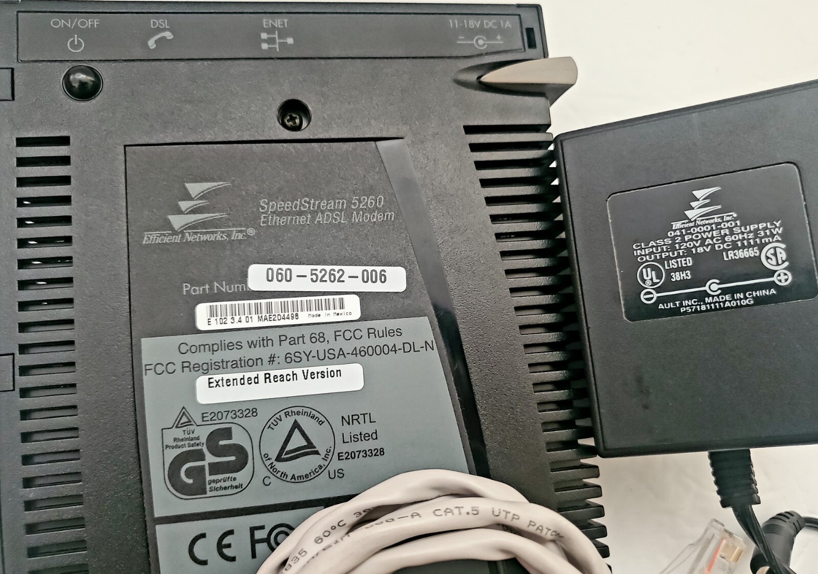 Efficient Networks Inc SpeedStream 5260 Ethernet ADSL Modem