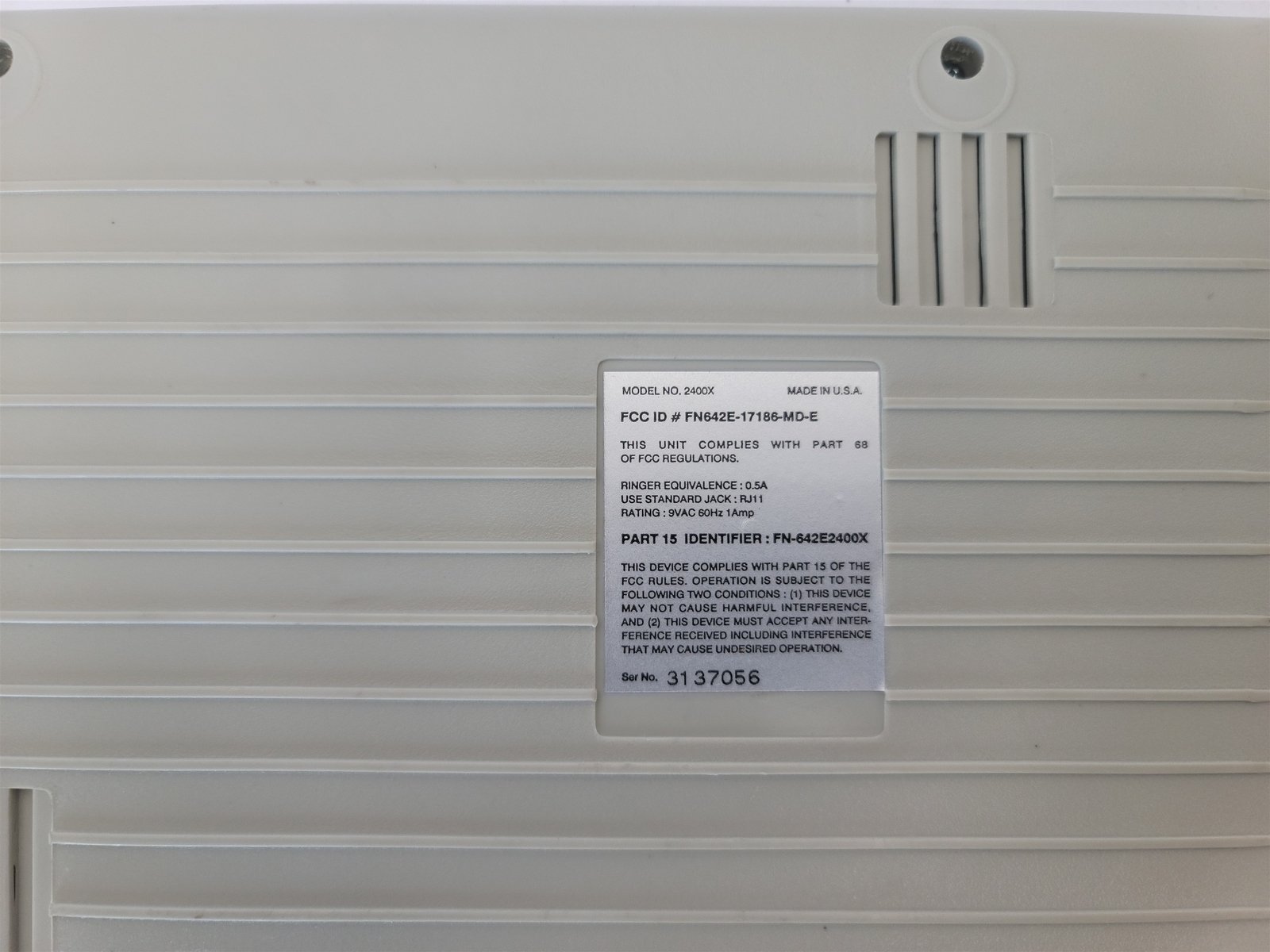 Best Data Smart One 2400X FN642E2400X Error Free Modem w/ Power Adaptor