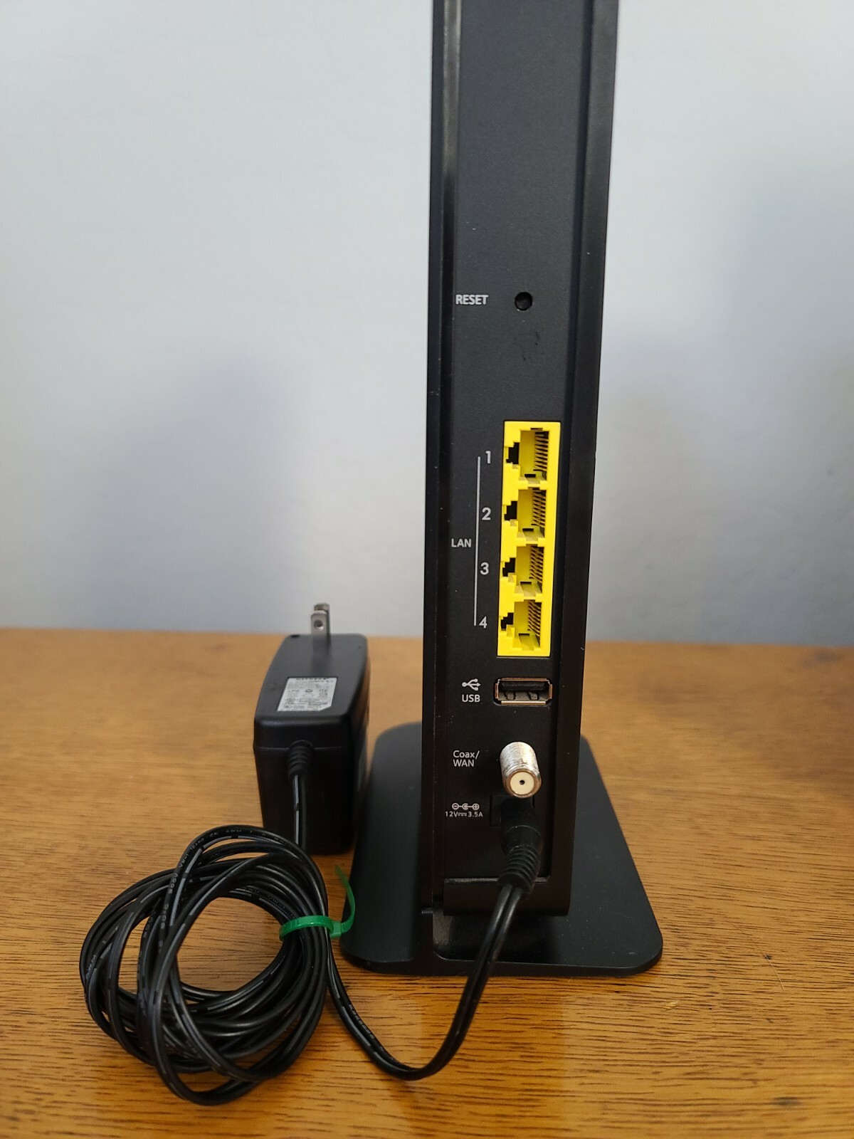The NETGEAR AC1900 C6300BD is a cable modem router that provides high-speed