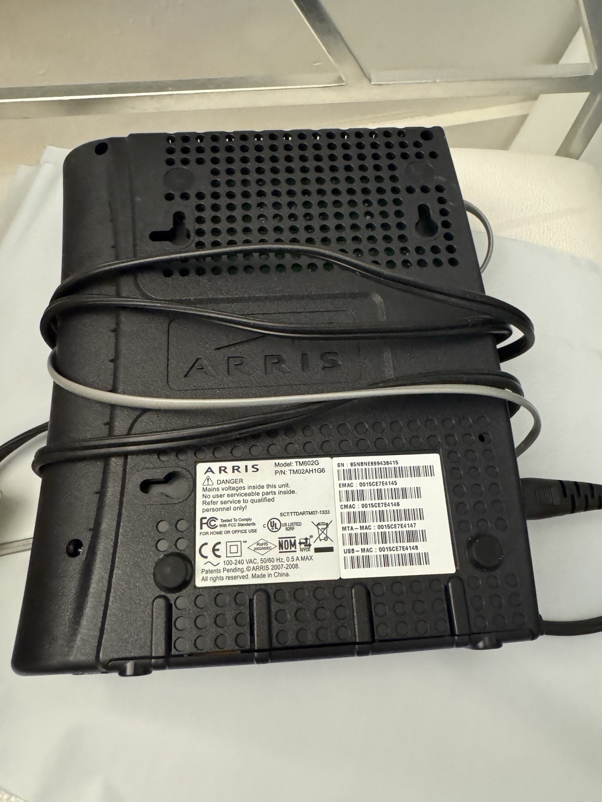 Arris TM602G/CT Modem