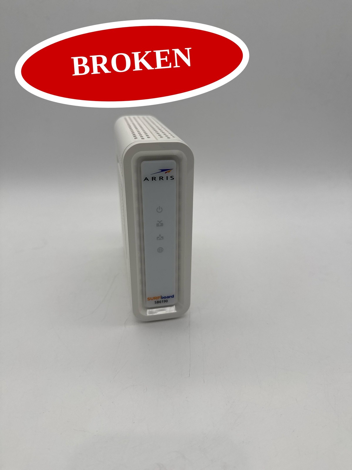 (BROKEN) ARRIS SB6190 Cable Modem DOCSIS 3.0 32×8 Gigabit 800 Mbps Max Speed