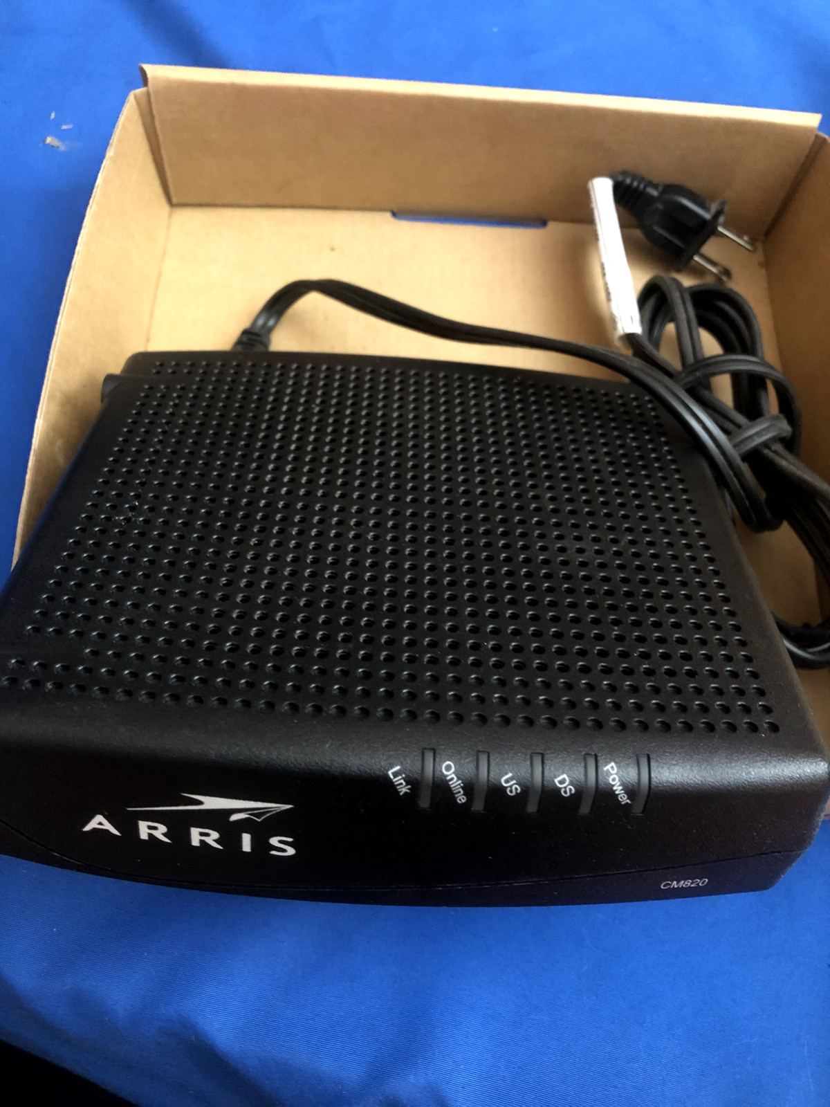 ARRIS Touchstone CM820A DOCSIS 3.0 Cable Modem – Tested & Working