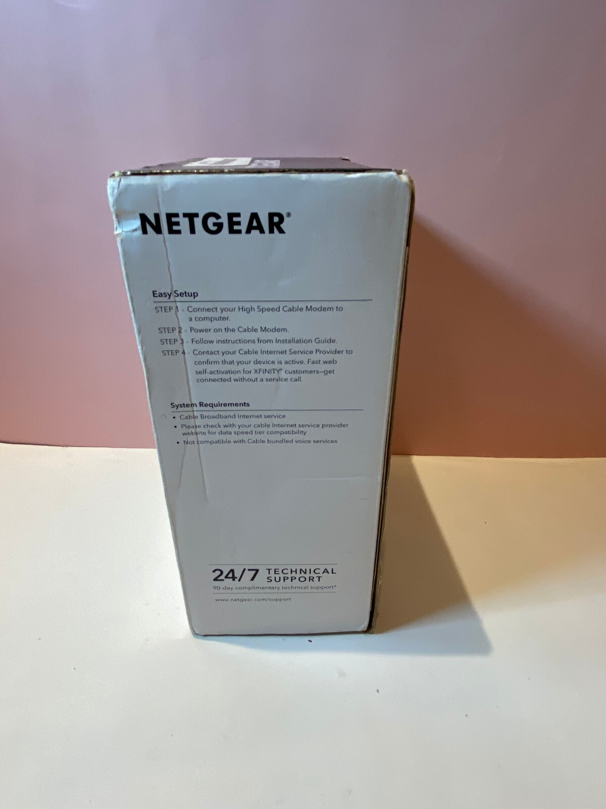 NETGEAR Cm500-1aznas 16×4 DOCSIS 3.0 Cable Modem Max Download Speeds of 686mbps