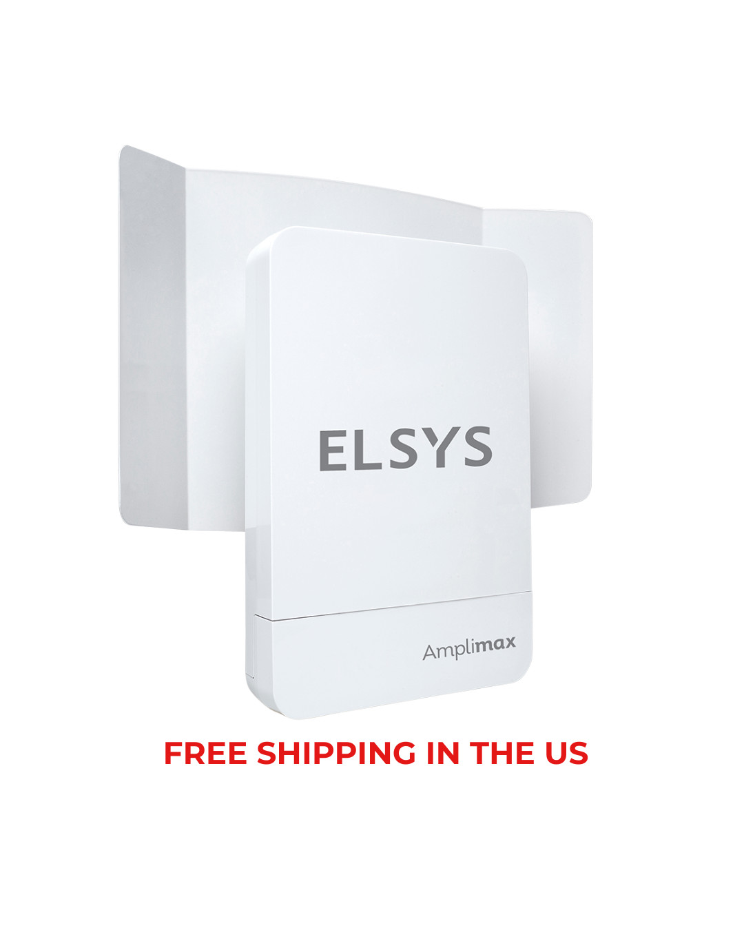 ELSYS AMPLIMAX 4G LTE Portable FWA Modem: Built-in High-Gain Antenna & SIM Slot.