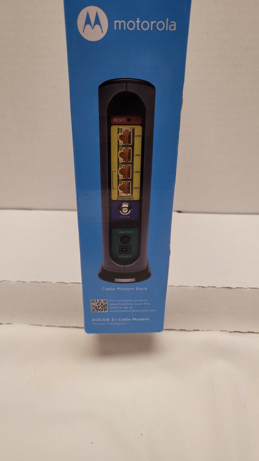 Motorola MB8600 Ultra Fast DOCSIS 3.1 Cable Modem Xfinity Plus 32×8 DOCSIS 3.0