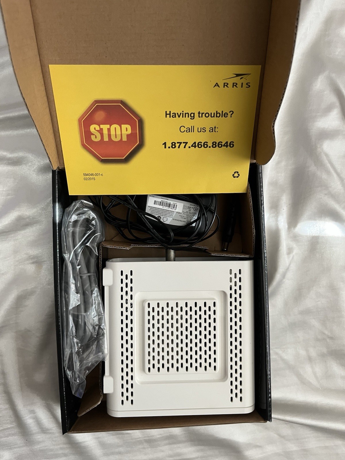 Unlocked Arris SB6141 DOCSIS 3.0 Cable Modem – Works with Xfinity, Spectrum, Cox