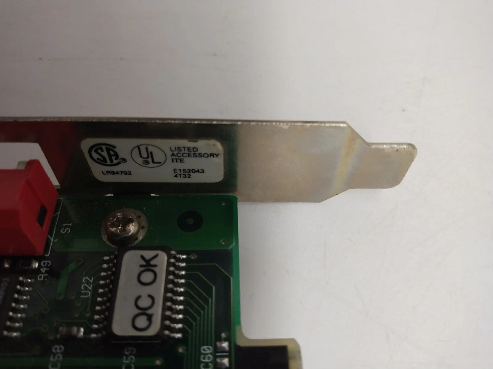 COMPAQ 176821-001 176813-001 ISA 14.4 INTERNAL MODEM F-1114HV/R2 KB3404-02
