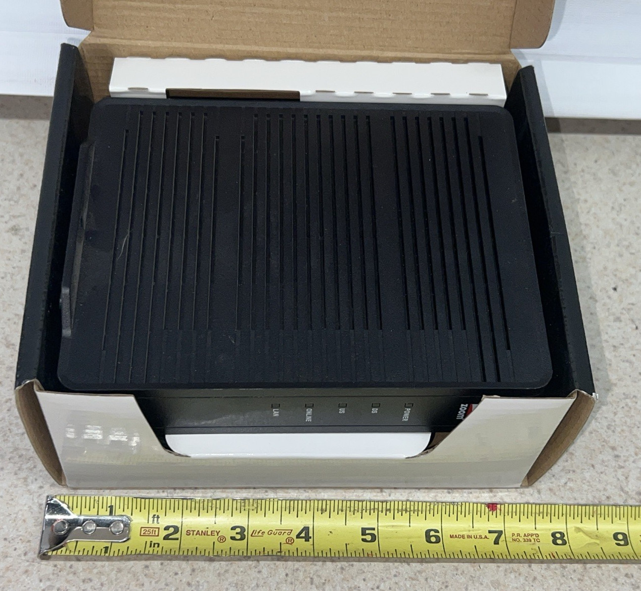 ZOOM Cable Modem Model 5370: 686 Mbps* 16×4 DOCSIS 3.0. New-Open Box