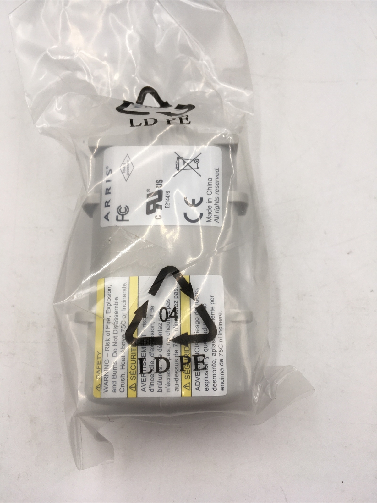 New OEM Arris Cable Modem Backup Battery BPB024S 8.4VDC TM602G