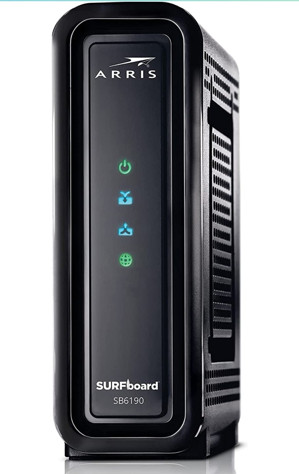 Arris Surfboard Docsis 3.0 Cable Modem SB6190 Cox SPECTRUM Comcast XFINITY BLACK