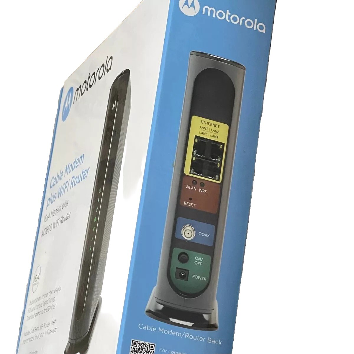 Motorola MG7550 Cable Modem Plus Wifi Router 16×4 Dual Band 686 Mbps