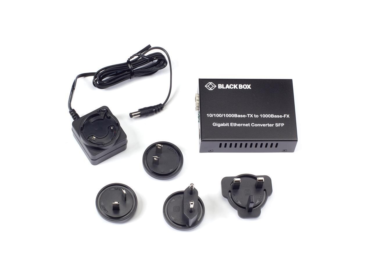 Black Box Pure Networking Gigabit Ethernet (1000-Mbps) Media Converter –