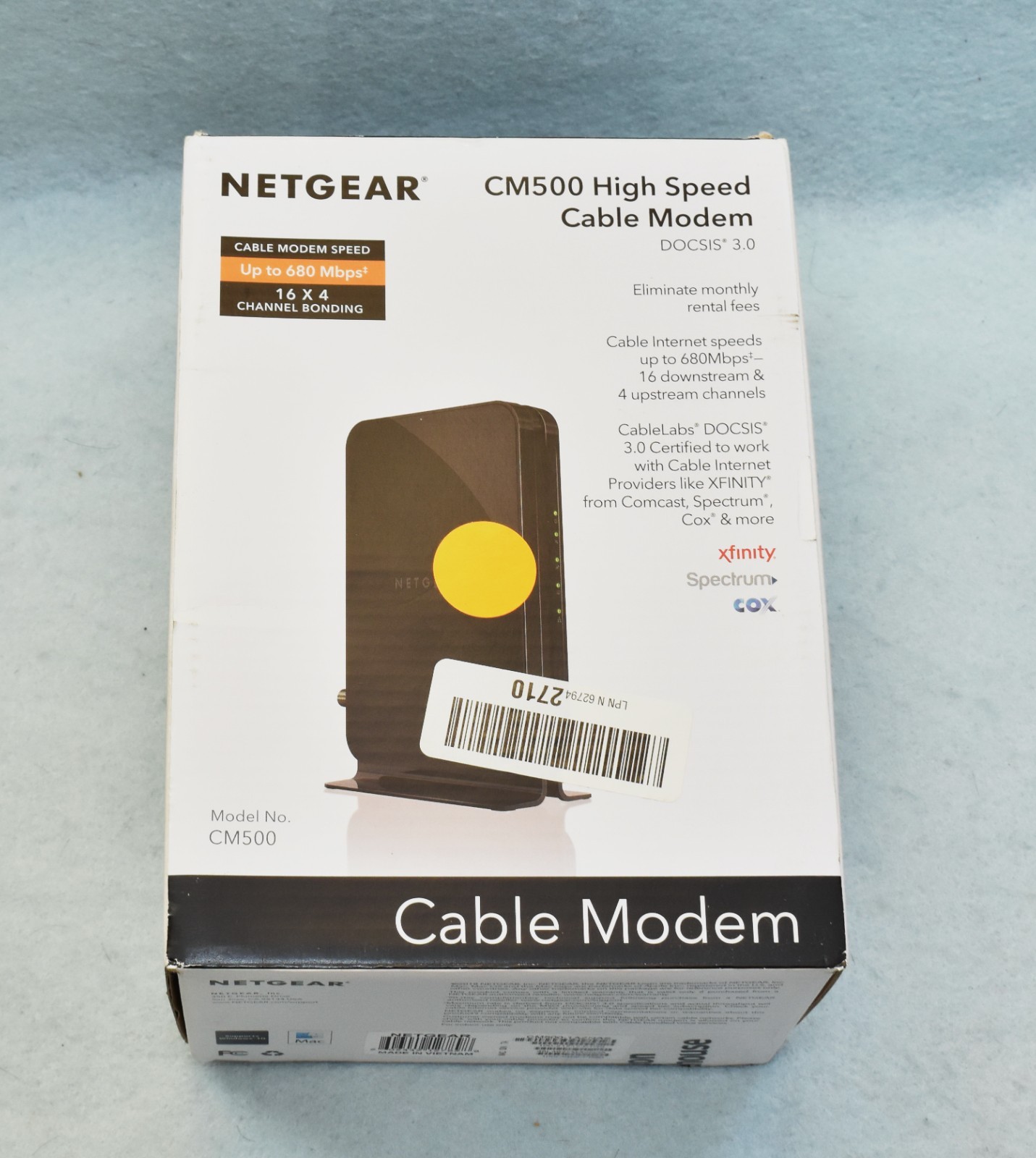 Lot of 10 NETGEAR CM500 DOCSIS 3.0 Cable Modem 680 Mbps OPEN BOX