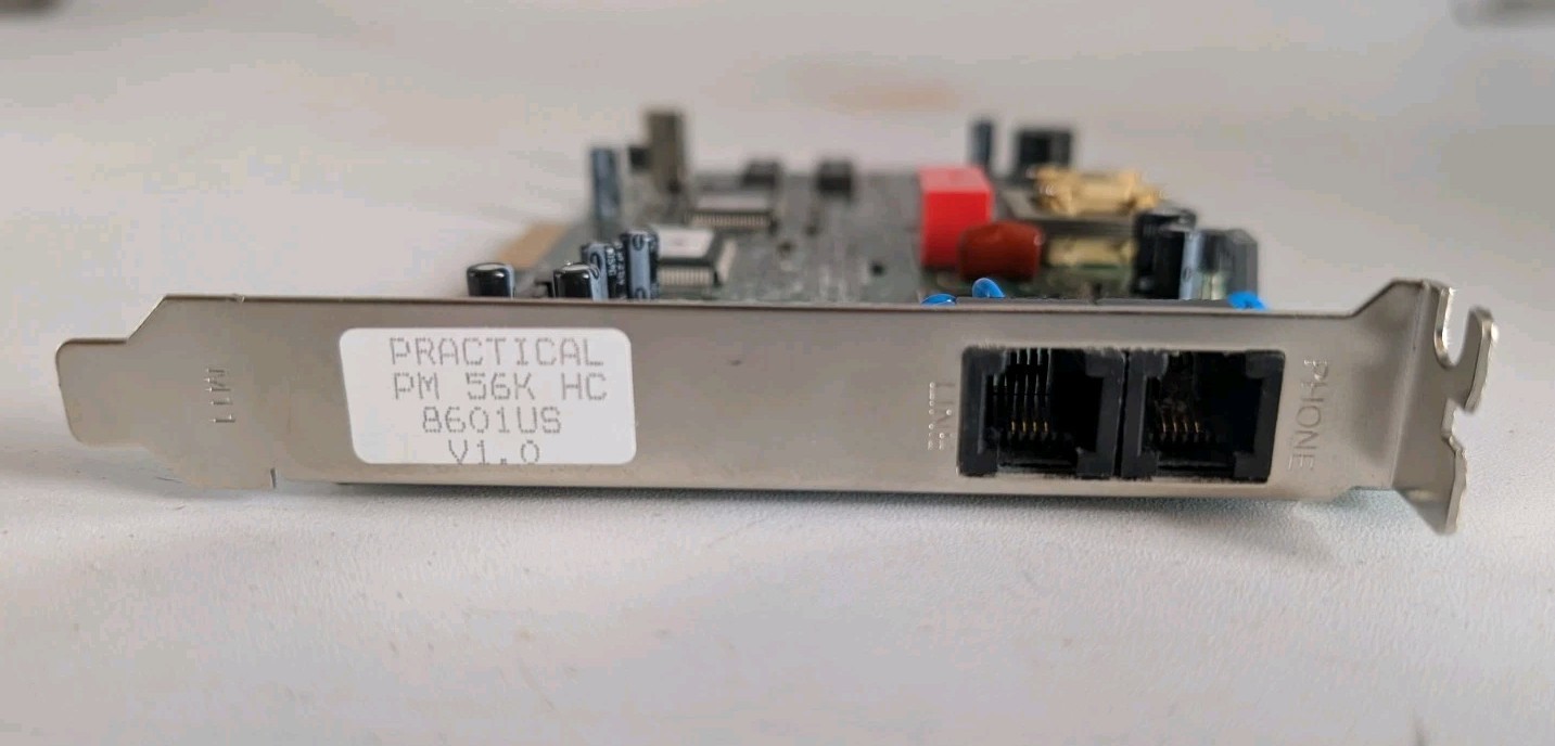 Practical Peripherals 8601US ISA 56K Internal Modem HY-5614WM8