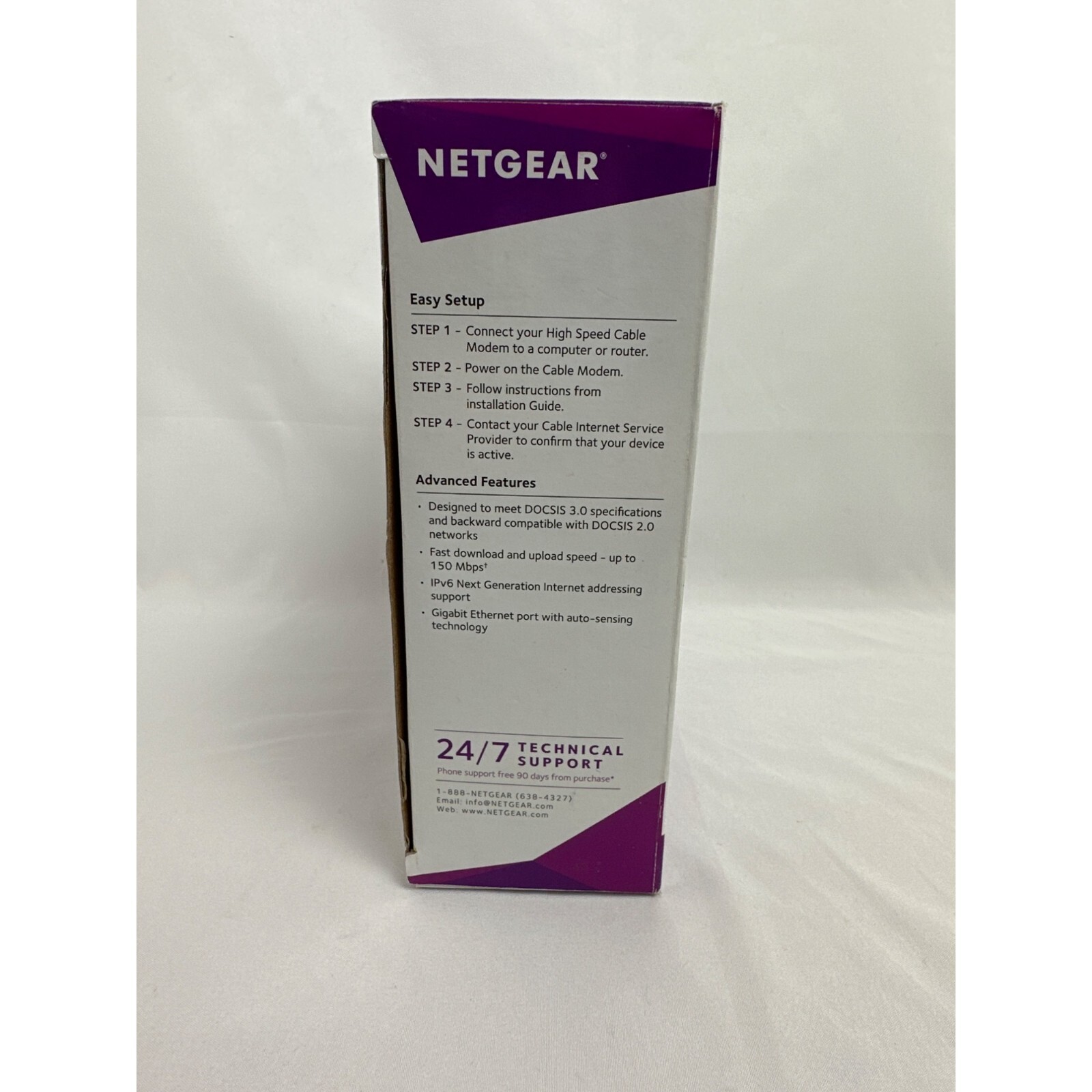 NETGEAR High Speed Cable Modem DOCSIS 3.0 Model#CMD31T UNTESTED