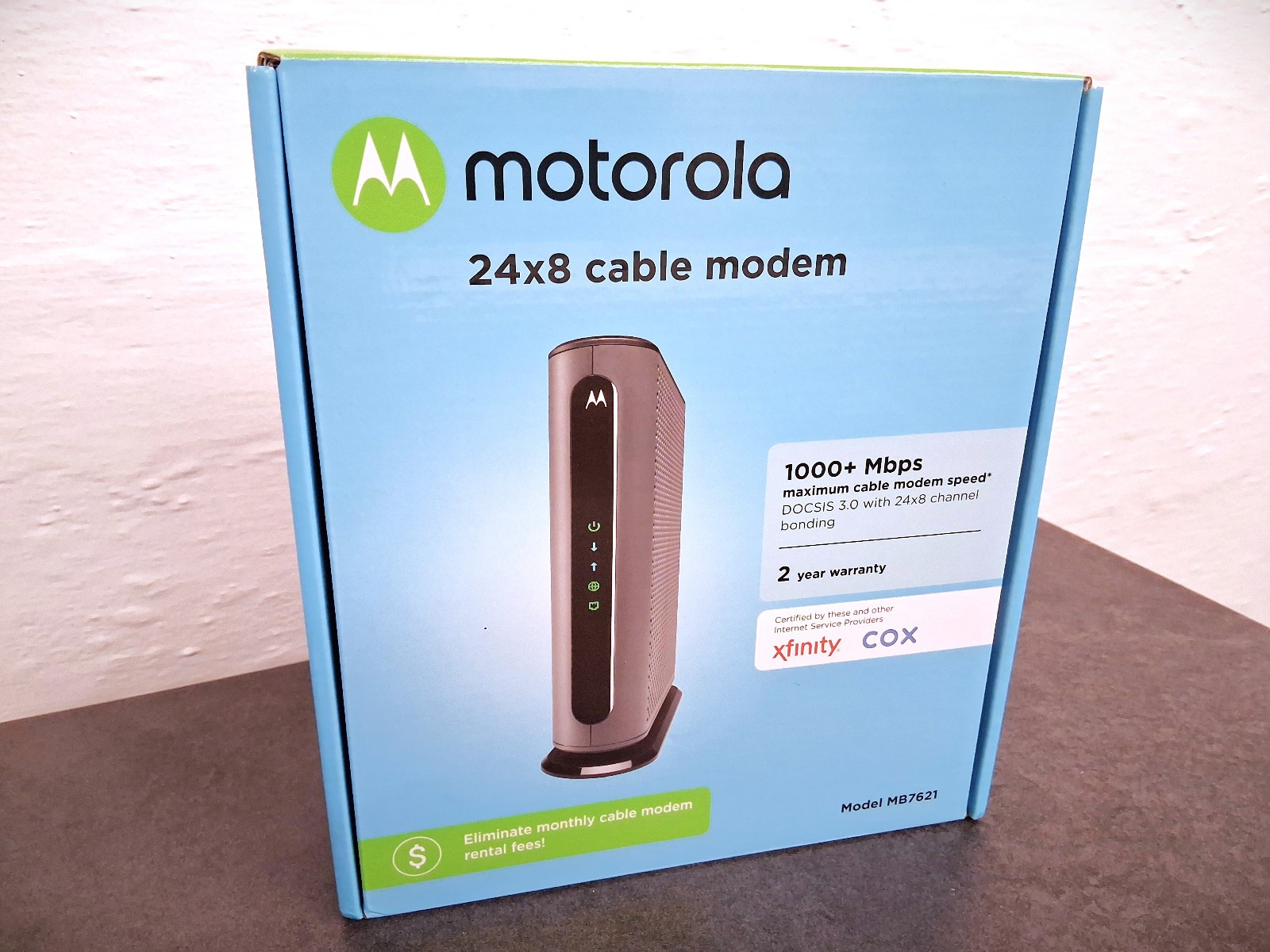 Motorola MB 7621 Cable Modem 24×8 DOCSIS 3.0