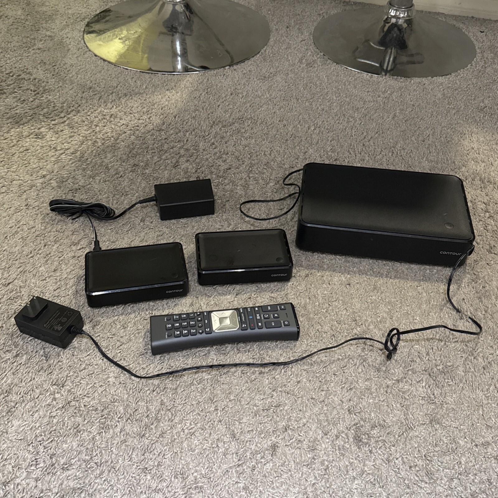 Contour XG2V2-P Cable Box CoAx Untested XiD-P And XR11-RF Remote
