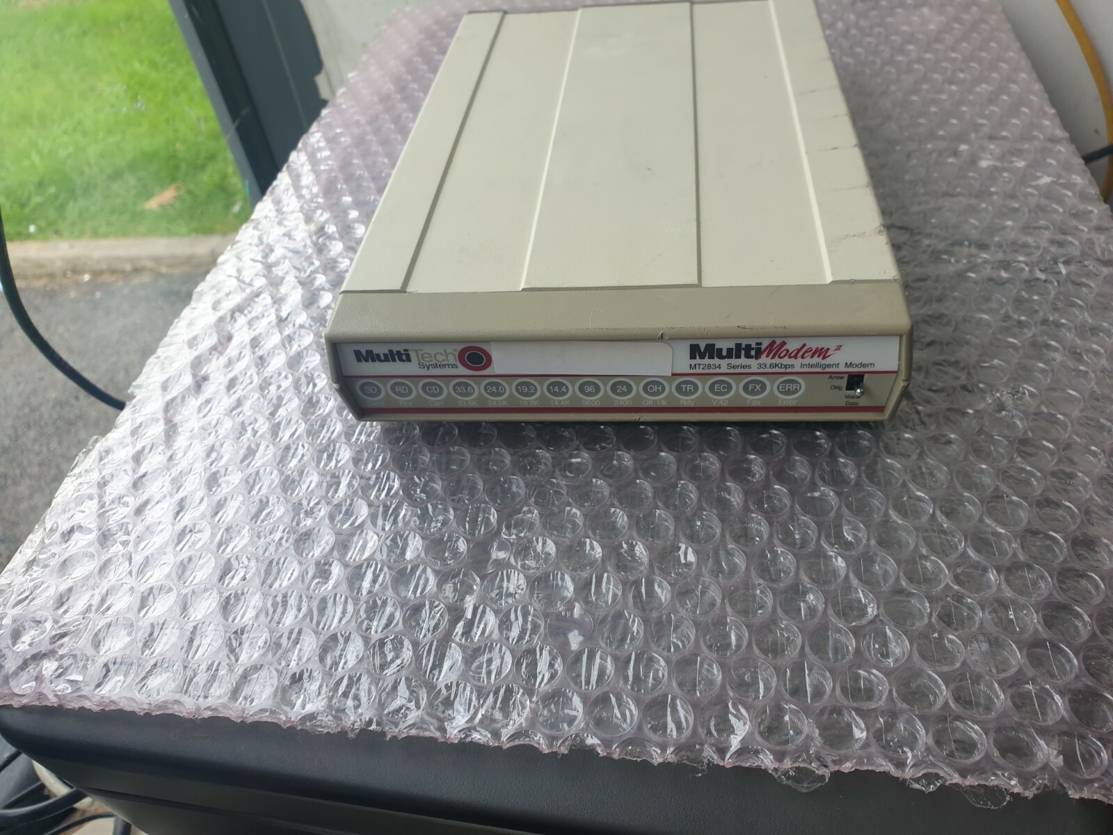 MULTITECH MT2834 MT2834BL 33.6KBPS INTELLIGENT MODEM W/ EIA RS232C CABLE (R6S-1.