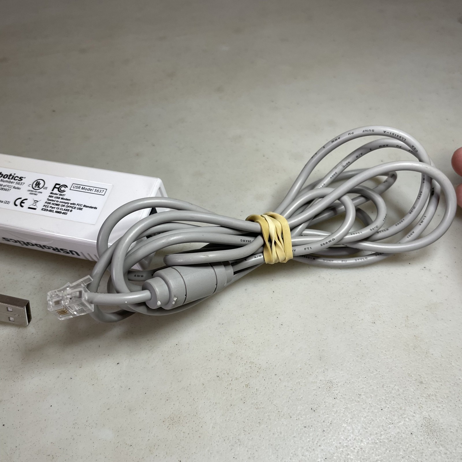 USRobotics 56K USB V.92 Modem High Performance, USR 5637 *Unit Only*