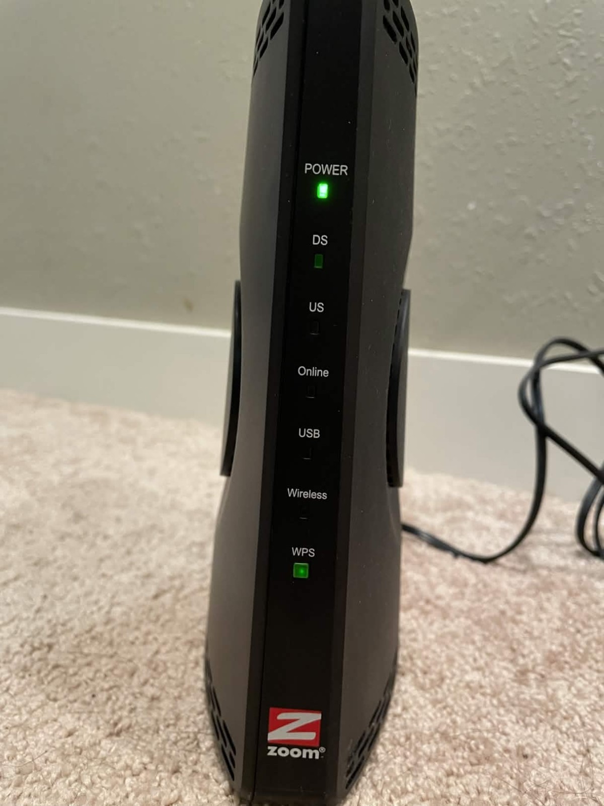 Zoom DOCSIS 3.0 Cable Modem/Router w/Wireless-N Model 5350 343MBPS Download