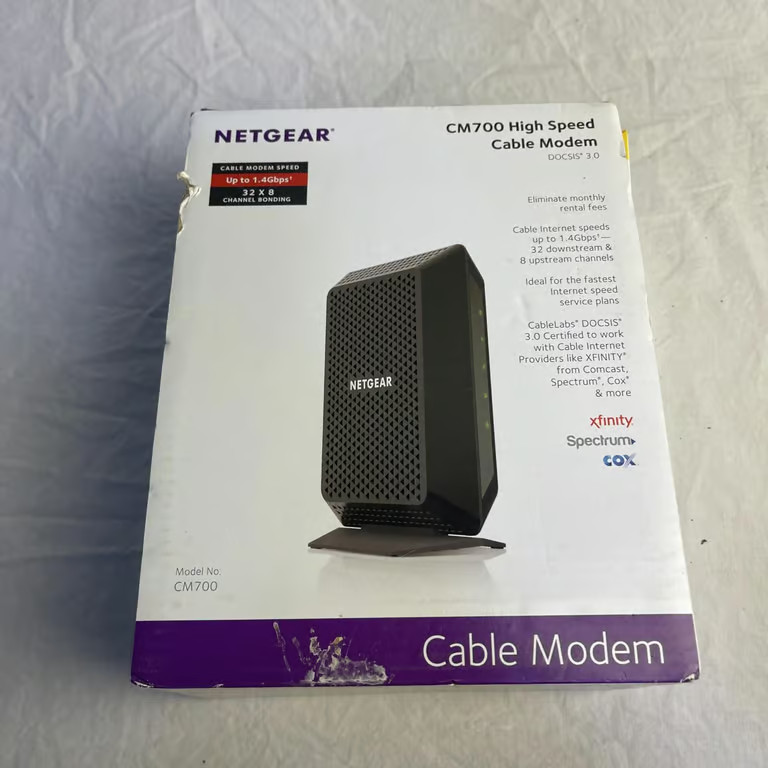 NETGEAR CM700-100NAS Cable Modem