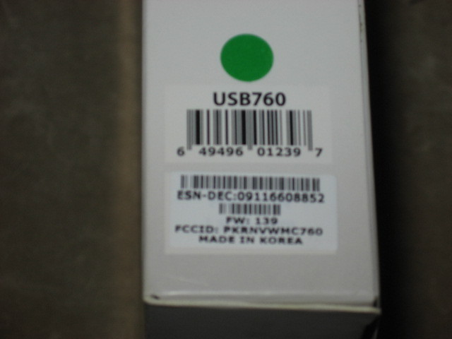 Verizon USB760 Modem