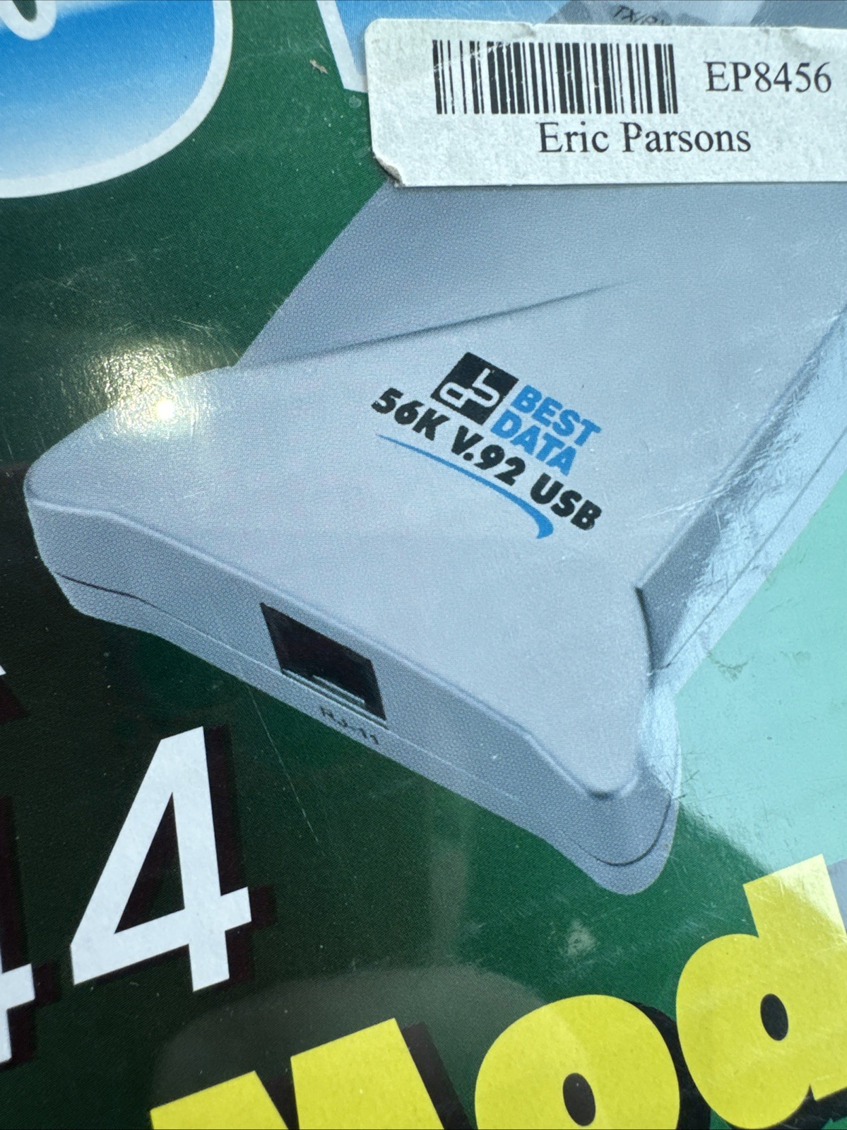 Vintage Best Data 56K USB V.92 V.44 External Data Fax Modem 56USBSL 98 XP NIB