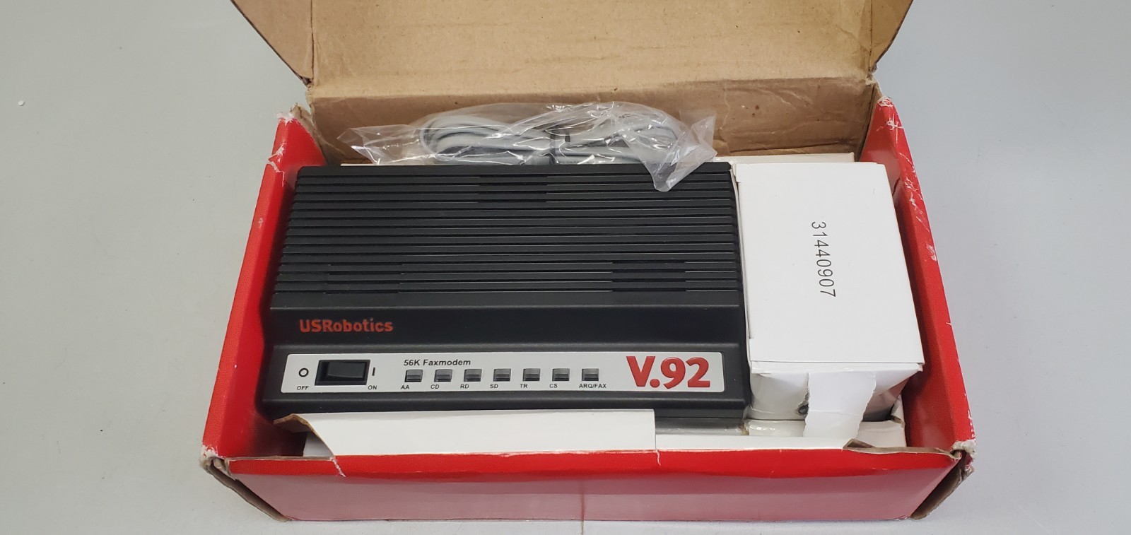 USRobotics 5686G External 56K Faxmodem V92 & V90 New In Opened Box