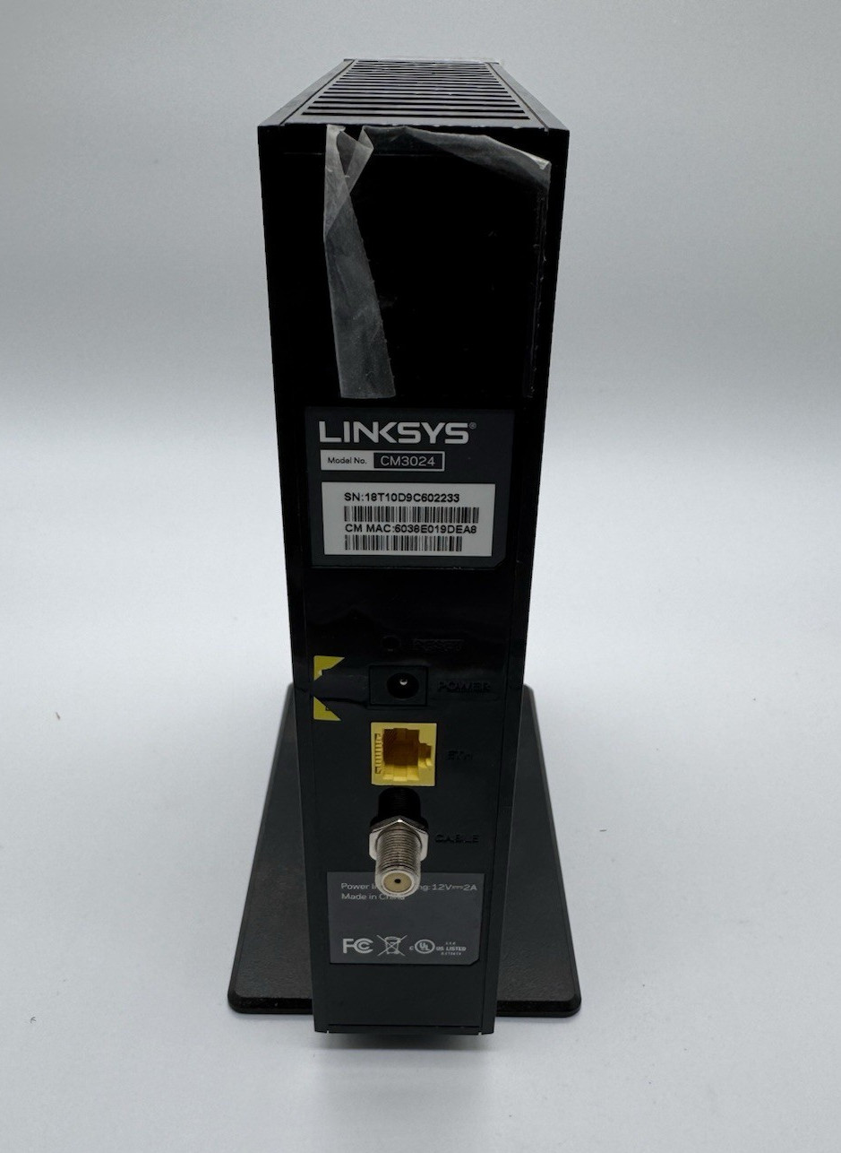 Linksys 24×8 CM3024 DOCSIS 3.0 Cable Modem 960Mbps Xfinity