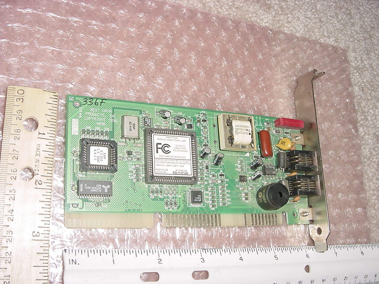 Best Data 336F Data/ Fax Modem ISA-16 – 1996